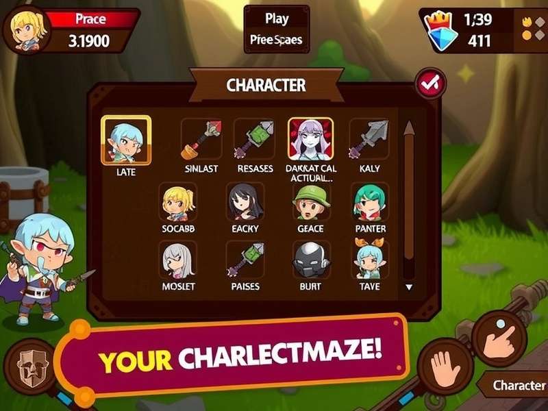 Character customization in Champion S Quest Goa